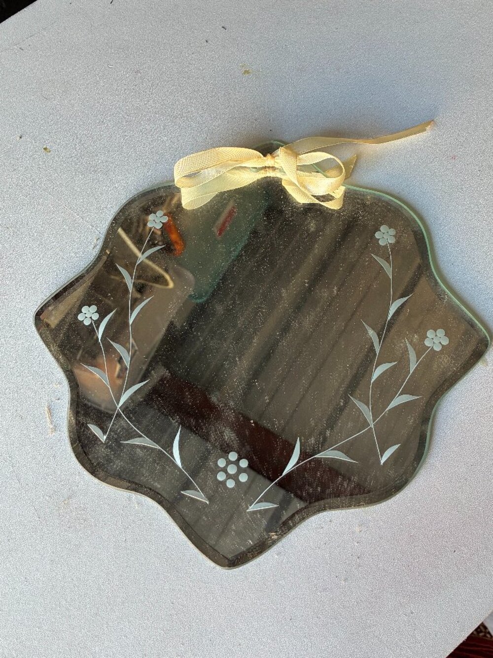 Decorative Floral Mirror